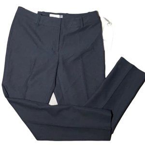 Calvin Klein 6 slim fit black ribbed suit pants